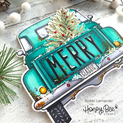 Big Pickup Tailgate - Honey Cuts - Coordinating Dies - Honey Bee Stamps