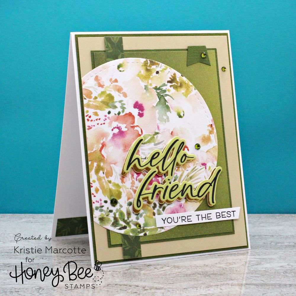 Big Time Kindness - 6x8 Photopolymer Stamp Set - Honey Bee Stamps