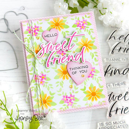 Big Time Kindness - 6x8 Photopolymer Stamp Set - Honey Bee Stamps