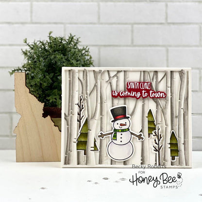 Birch A2 Cover Plate Top - Honey Cuts - Stand - Alone Dies - Retiring - Honey Bee Stamps