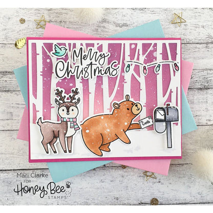 Birch A2 Cover Plate Top - Honey Cuts - Stand - Alone Dies - Retiring - Honey Bee Stamps