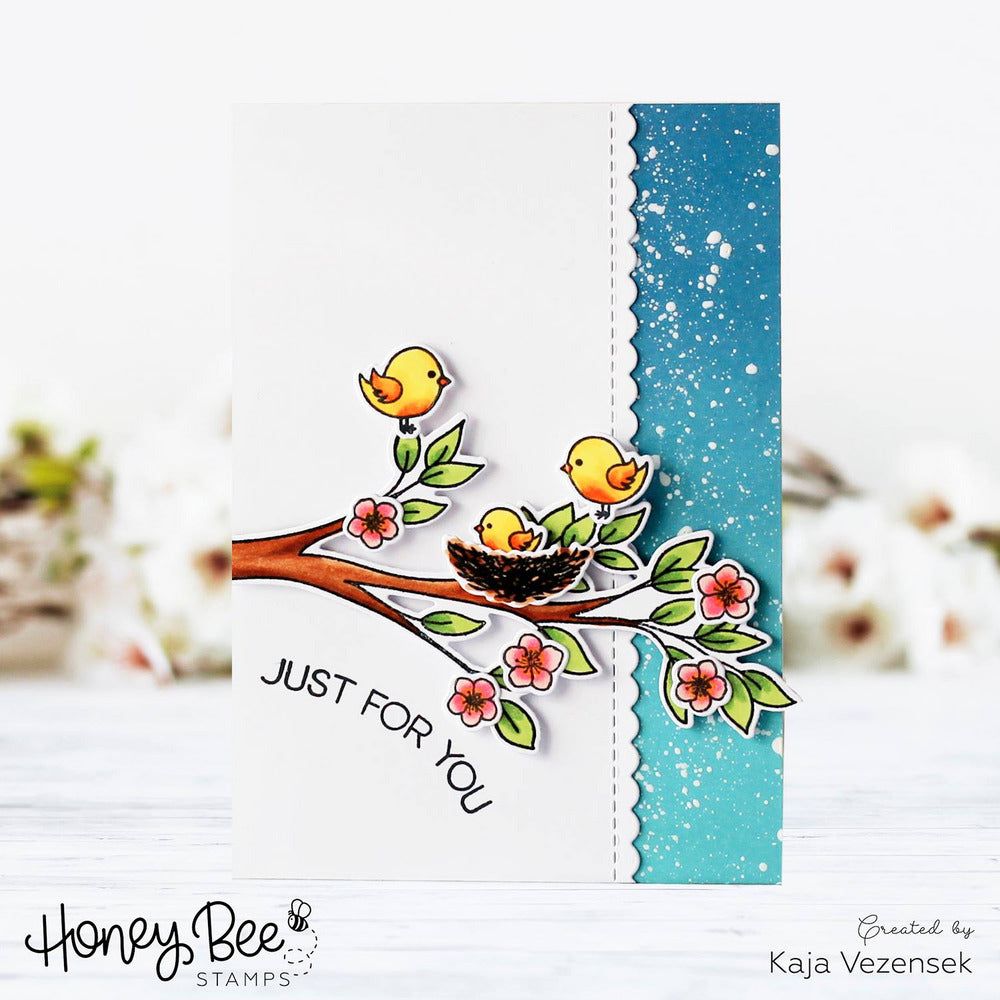 Birds And The Bees - 4x6 Stamp Set - Honey Bee Stamps