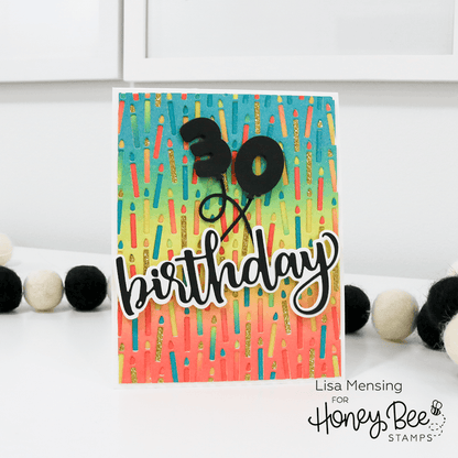 Birthday - 4x4 Stamp Set - Honey Bee Stamps