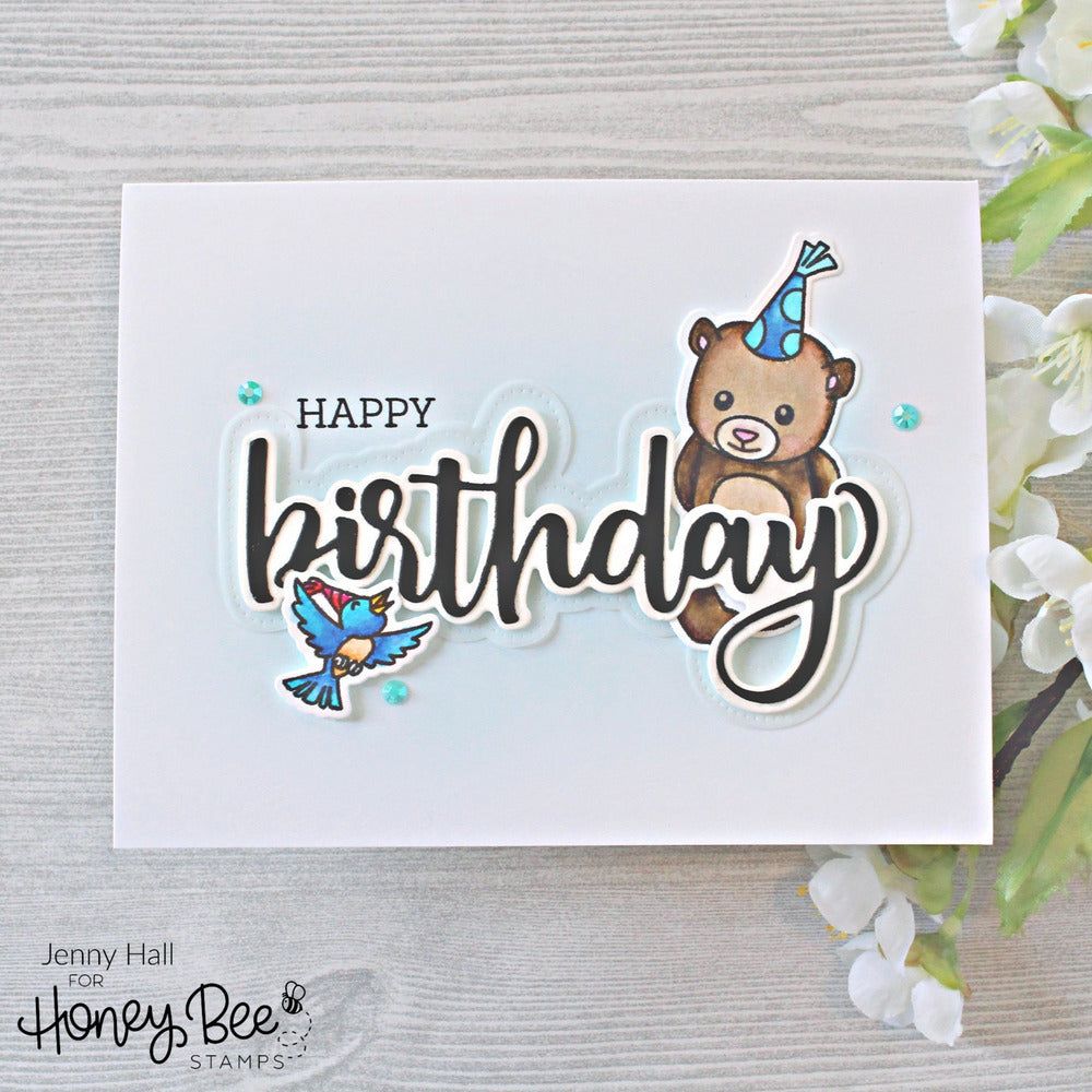 Birthday - 4x4 Stamp Set - Honey Bee Stamps