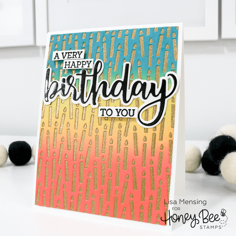 Birthday - 4x4 Stamp Set - Honey Bee Stamps