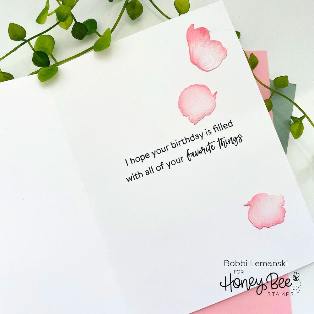 Birthday Wishes - Honey Cuts - Coordinating Dies - Honey Bee Stamps