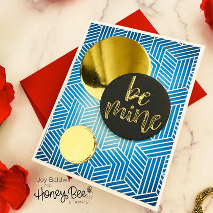 Bitty Buzzwords: Be Mine - Honey Cuts - Stand - Alone Dies - Retiring - Honey Bee Stamps