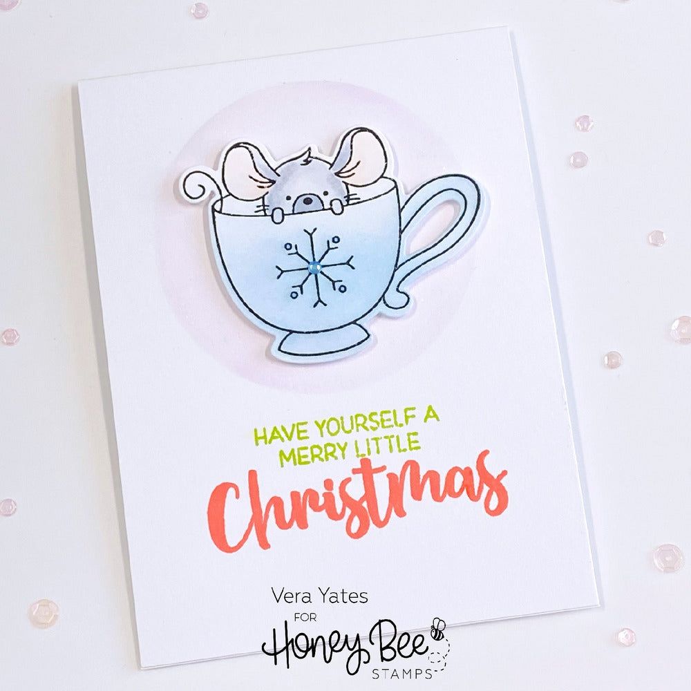 Bitty Buzzwords: Holidays - Honey Cuts - Stand - Alone Dies - Honey Bee Stamps