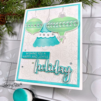 Bitty Buzzwords: Holidays - Honey Cuts - Stand - Alone Dies - Honey Bee Stamps