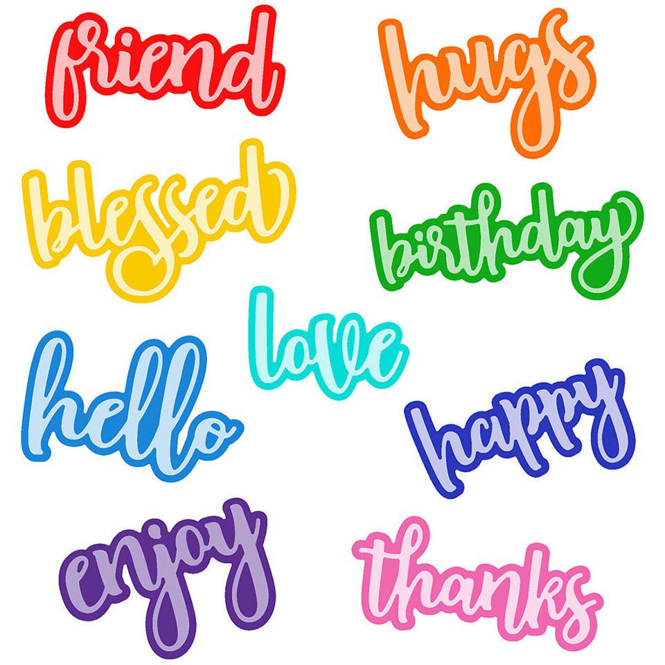 Bitty Buzzwords - Honey Cuts - Stand - Alone Dies - Honey Bee Stamps