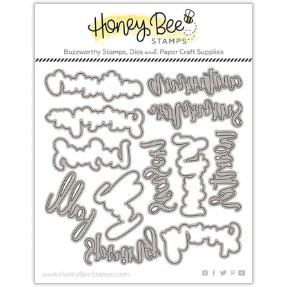 Bitty Buzzwords: Seasons - Honey Cuts - Stand - Alone Dies - Honey Bee Stamps