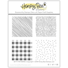 Bitty Patterns - 4x4 Stamp Set - Honey Bee Stamps