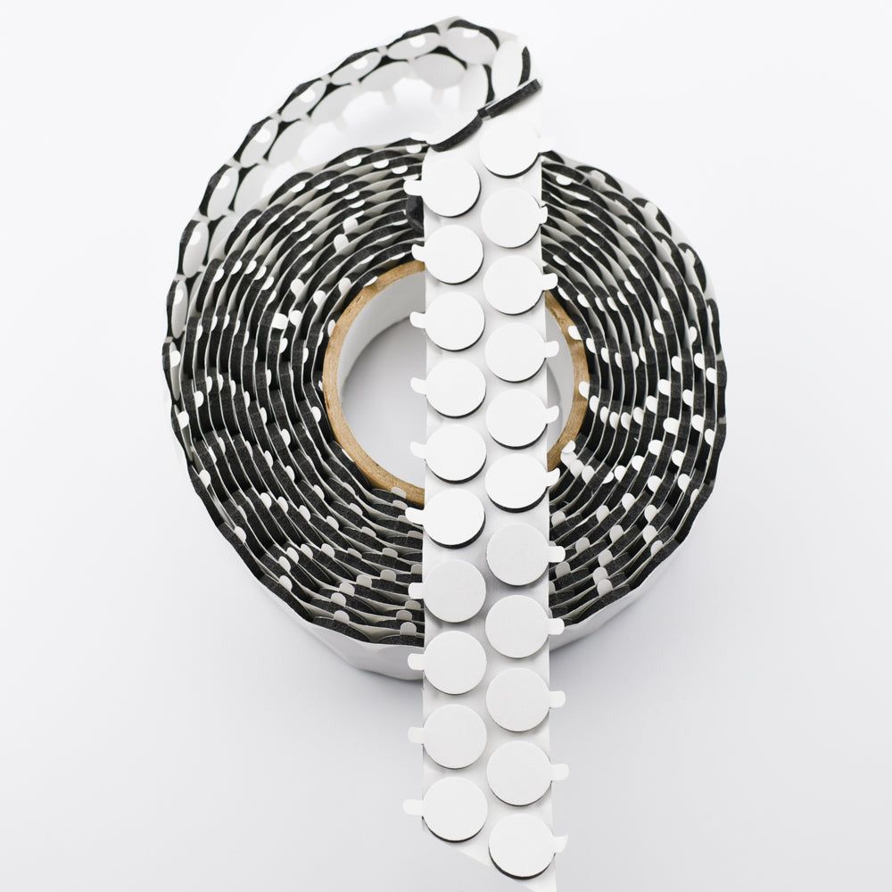 Black Foam Dots With Easy Release Tab 3/4" x 1/8" - 500pk - Honey Bee Stamps