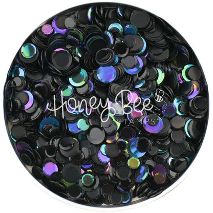 Black Opal - AB No Hole Sequins Confetti Mix - Honey Bee Stamps