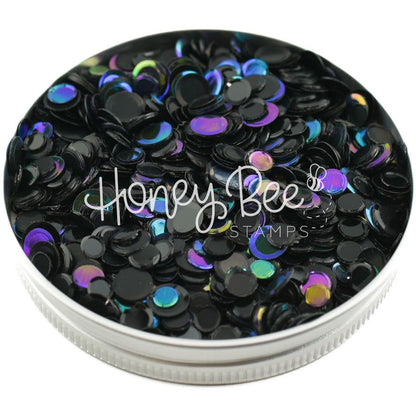 Black Opal - AB No Hole Sequins Confetti Mix - Honey Bee Stamps