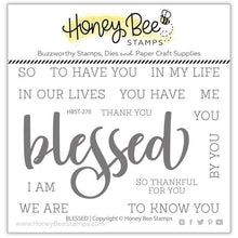 Blessed - 3x4 Stamp Set - Honey Bee Stamps