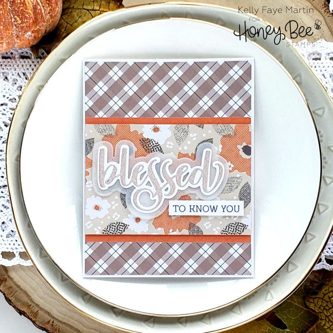 Blessed - 3x4 Stamp Set - Honey Bee Stamps