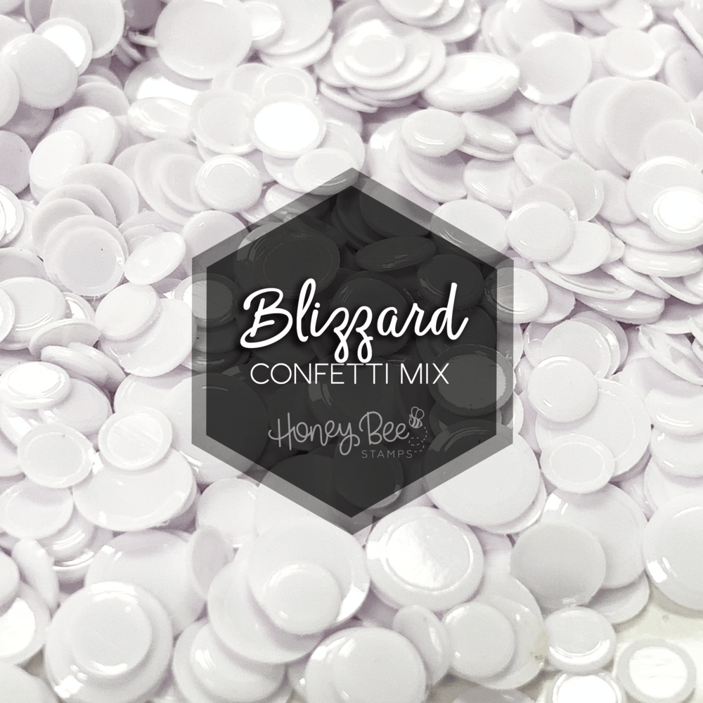 Blizzard White - Confetti Mix - Honey Bee Stamps