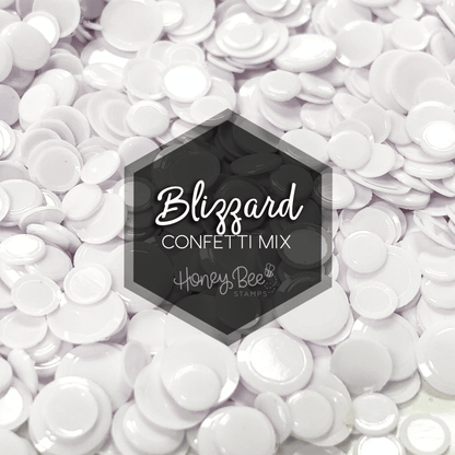 Blizzard White - Confetti Mix - Honey Bee Stamps