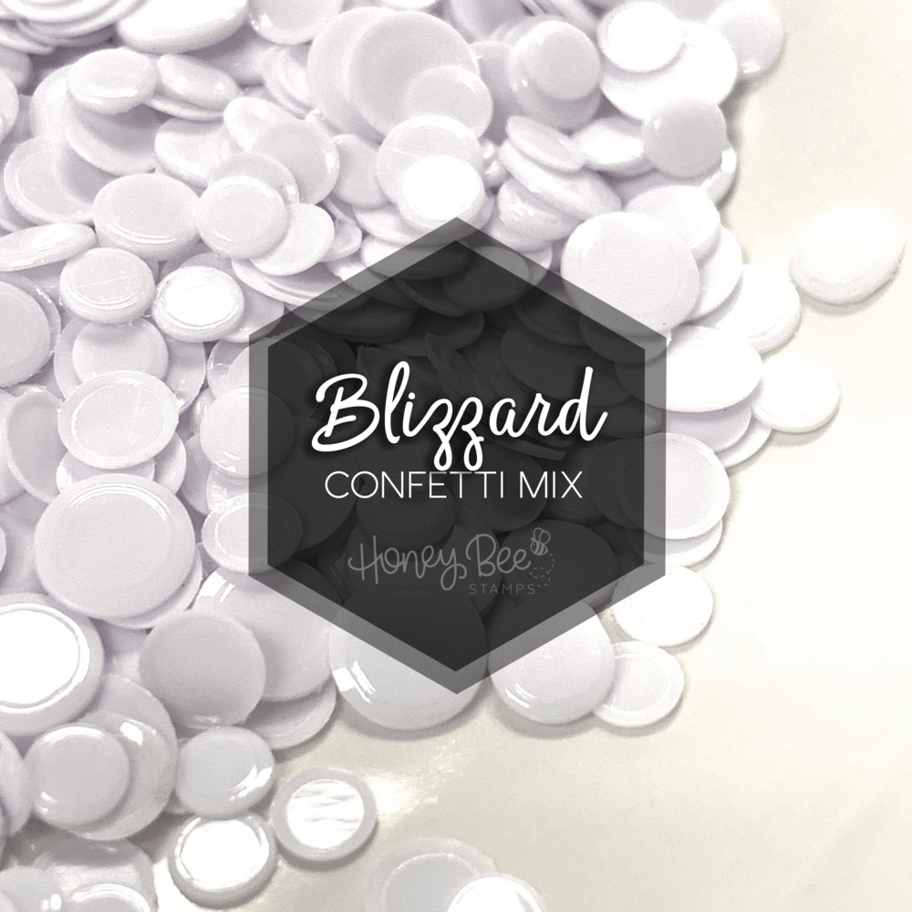 Blizzard White - Confetti Mix - Honey Bee Stamps