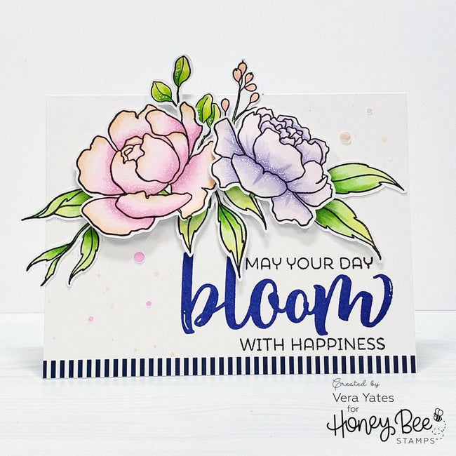 Bloom - 4x6 Stamp Set - Retiring - Honey Bee Stamps
