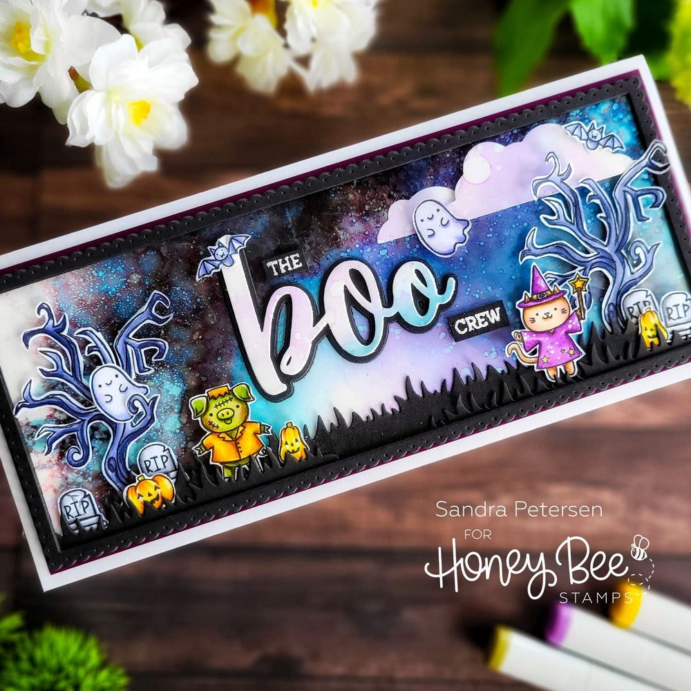 Boo - 3x4 Stamp Set - Honey Bee Stamps