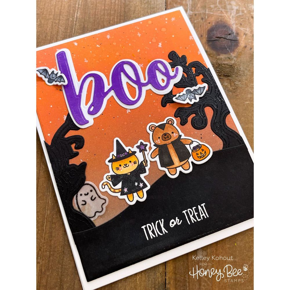 Boo - 3x4 Stamp Set - Honey Bee Stamps