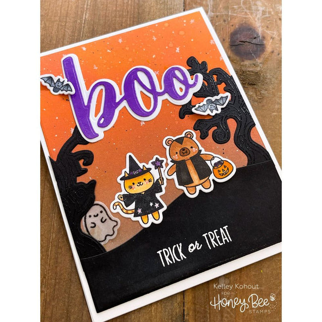Boo - 3x4 Stamp Set - Honey Bee Stamps