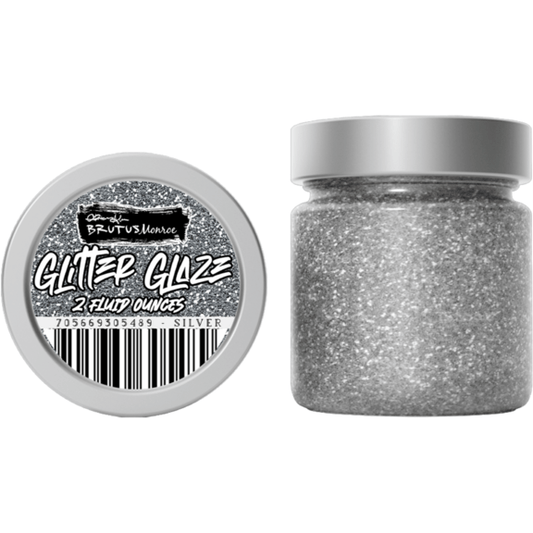 Brutus Monroe Glitter Glaze - Silver - Honey Bee Stamps