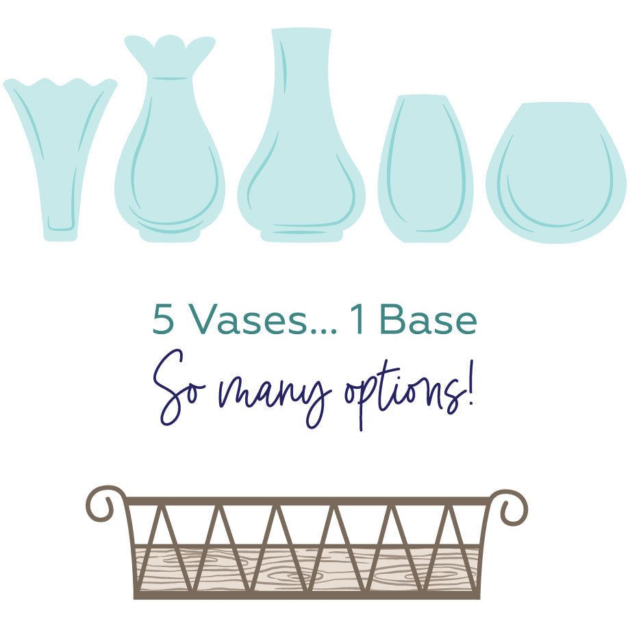 Bud Vases - Honey Cuts - Stand - Alone Dies - Honey Bee Stamps