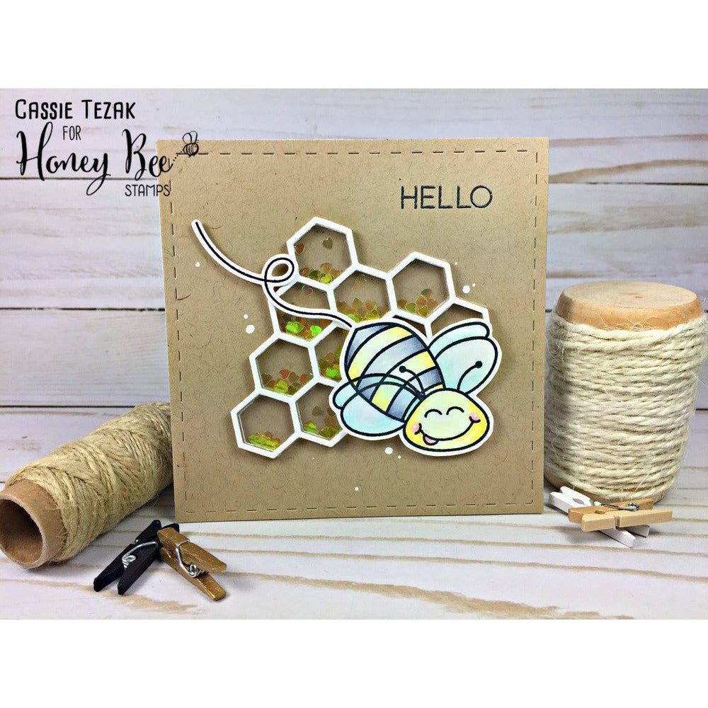 Build - A - Bee - 4x8 Photopolymer Stamp Set - Honey Bee Stamps