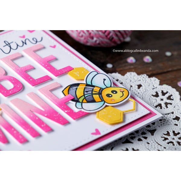 Build - A - Bee - 4x8 Photopolymer Stamp Set - Honey Bee Stamps