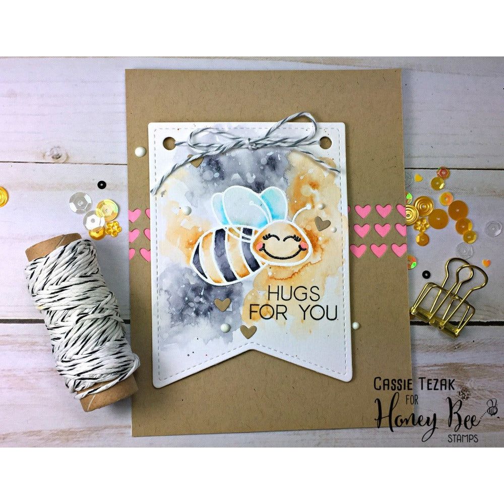 Build - A - Bee - 4x8 Photopolymer Stamp Set - Honey Bee Stamps