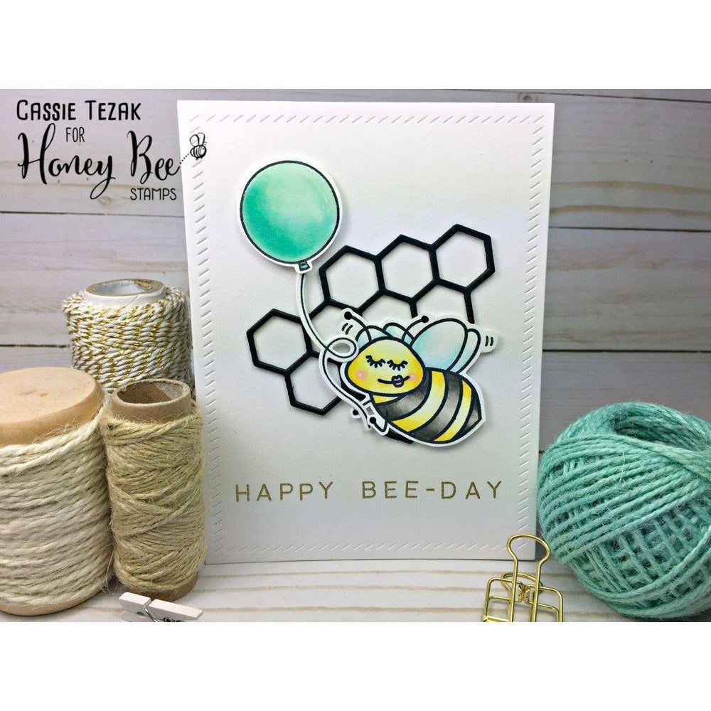 Build - A - Bee - 4x8 Photopolymer Stamp Set - Honey Bee Stamps