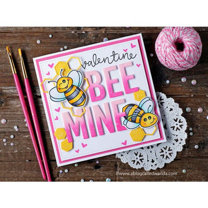 Build-A-Bee - 4x8 Stamp Set - Honey Bee Stamps