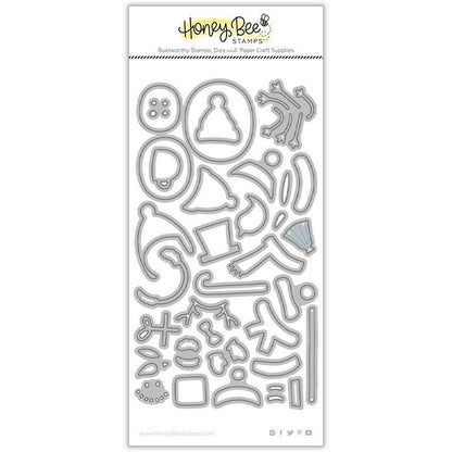 Build A Snowman - Honey Cuts - Stand - Alone Dies - Honey Bee Stamps