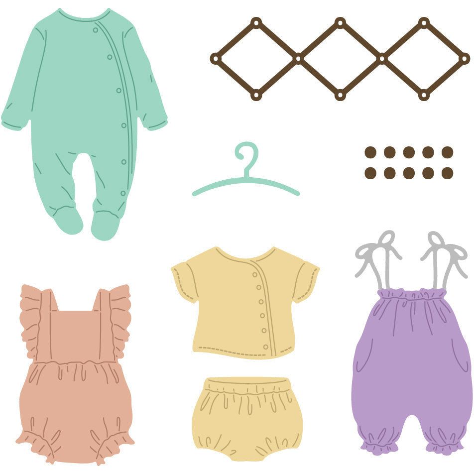 Bundle Of Joy - Honey Cuts - Stand - Alone Dies - Honey Bee Stamps