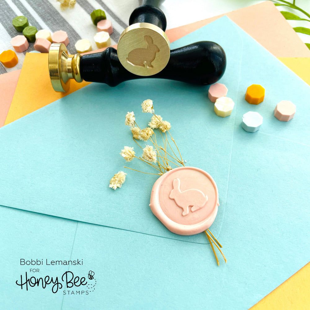 Bunny - Wax Stamper - Honey Bee Stamps