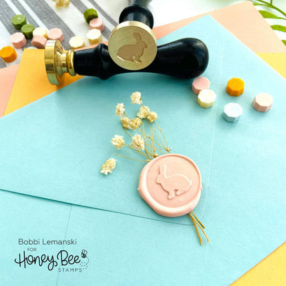 Bunny - Wax Stamper - Honey Bee Stamps