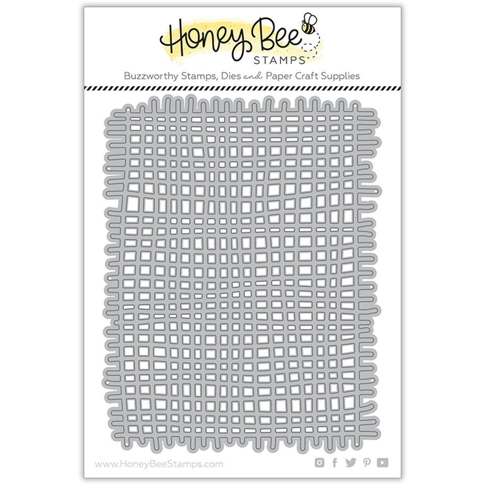 Burlap A2 Background - Honey Cuts - Honey Bee Stamps