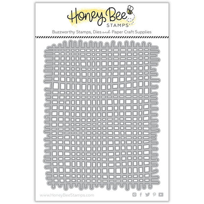 Burlap A2 Background - Honey Cuts - Stand - Alone Dies - Honey Bee Stamps