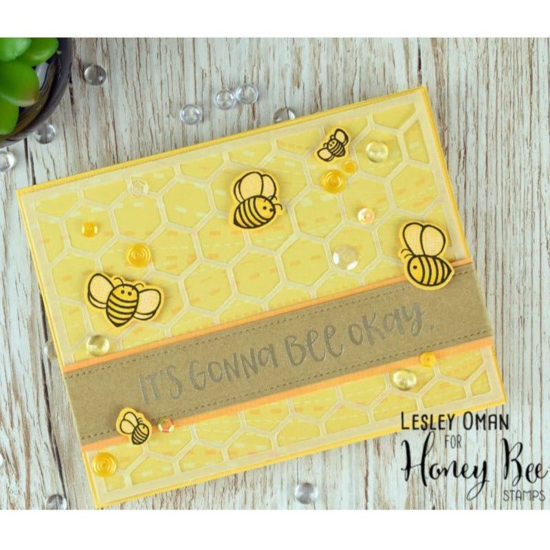 Busy Bees - 4x6 Photopolymer Stamp Set - Honey Bee Stamps