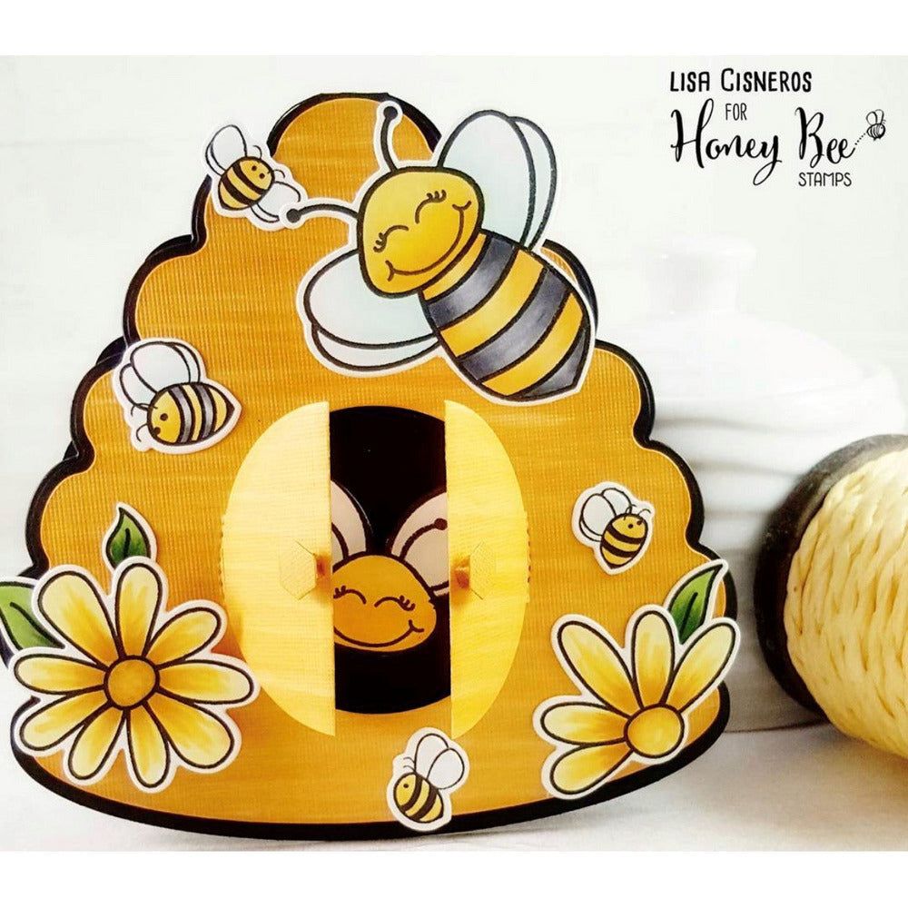 Busy Bees - 4x6 Photopolymer Stamp Set - Honey Bee Stamps