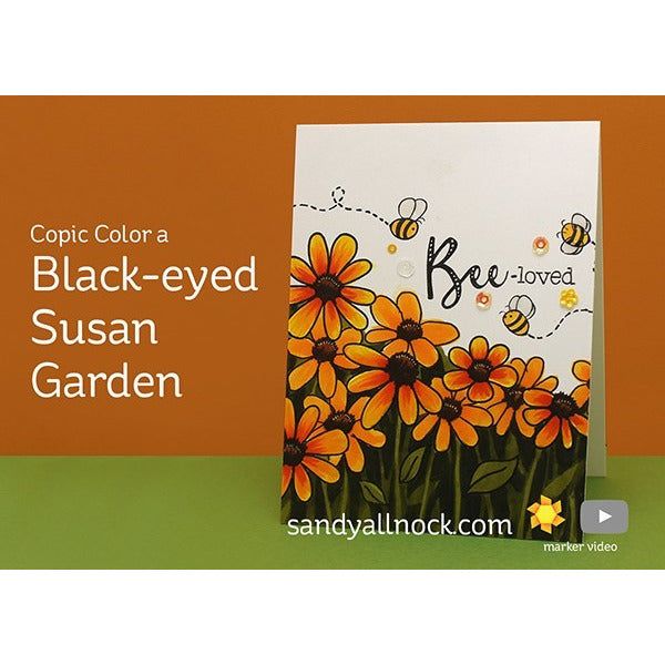 Busy Bees - 4x6 Photopolymer Stamp Set - Honey Bee Stamps