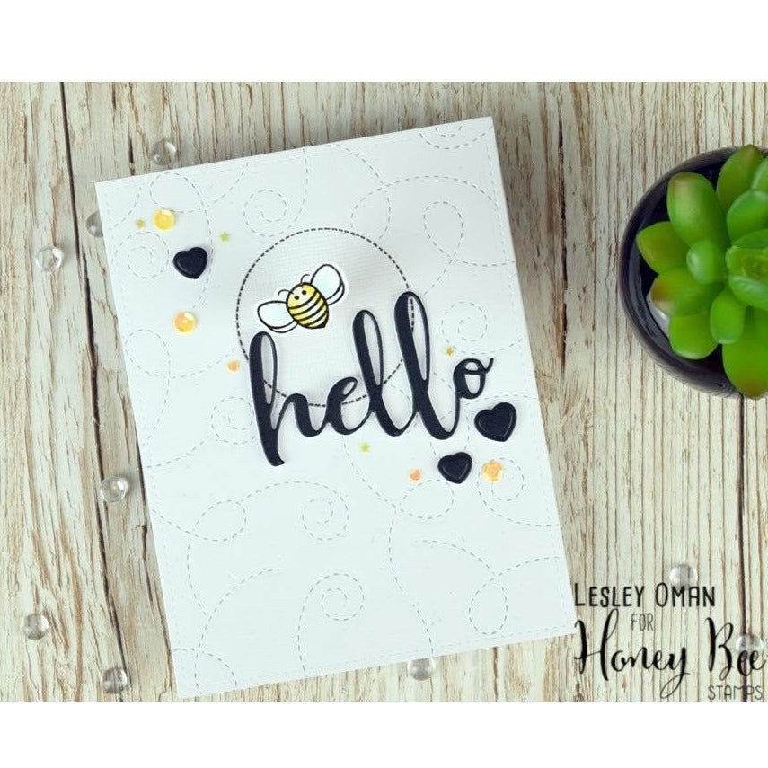 Busy Bees - 4x6 Photopolymer Stamp Set - Honey Bee Stamps