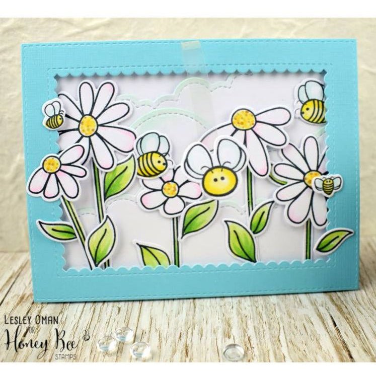 Busy Bees - 4x6 Photopolymer Stamp Set - Honey Bee Stamps