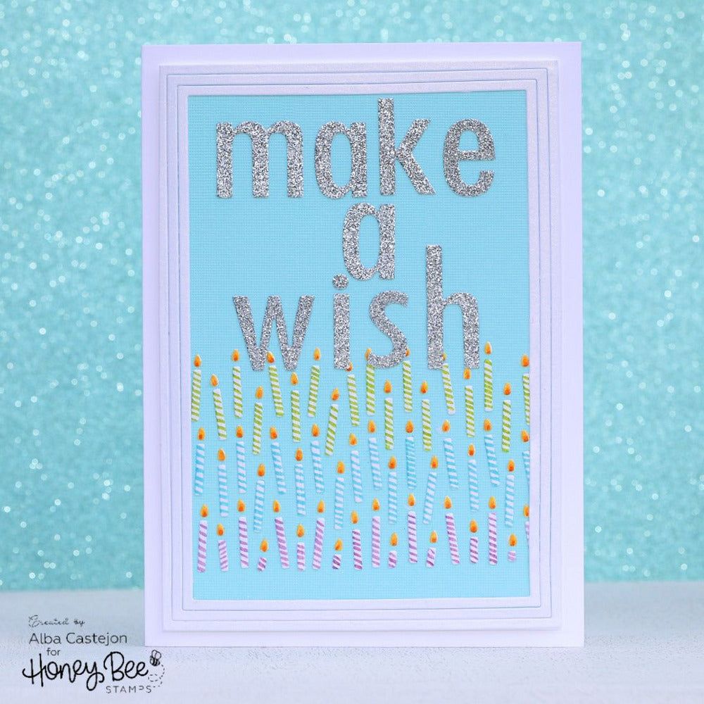 Candle Cover Plate - Honey Cuts - Stand - Alone Dies - Honey Bee Stamps