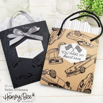 Car Show - 4x8 Stamp Set - Honey Bee Stamps