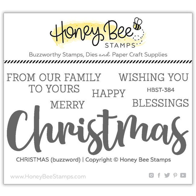 Christmas - 2x4 Stamp Set - Honey Bee Stamps