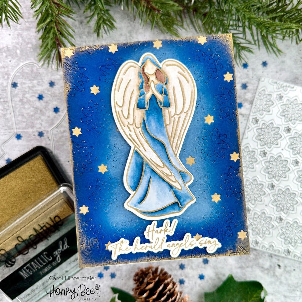 Christmas Star A2 Cover Plate - Honey Cuts - Stand - Alone Dies - Honey Bee Stamps